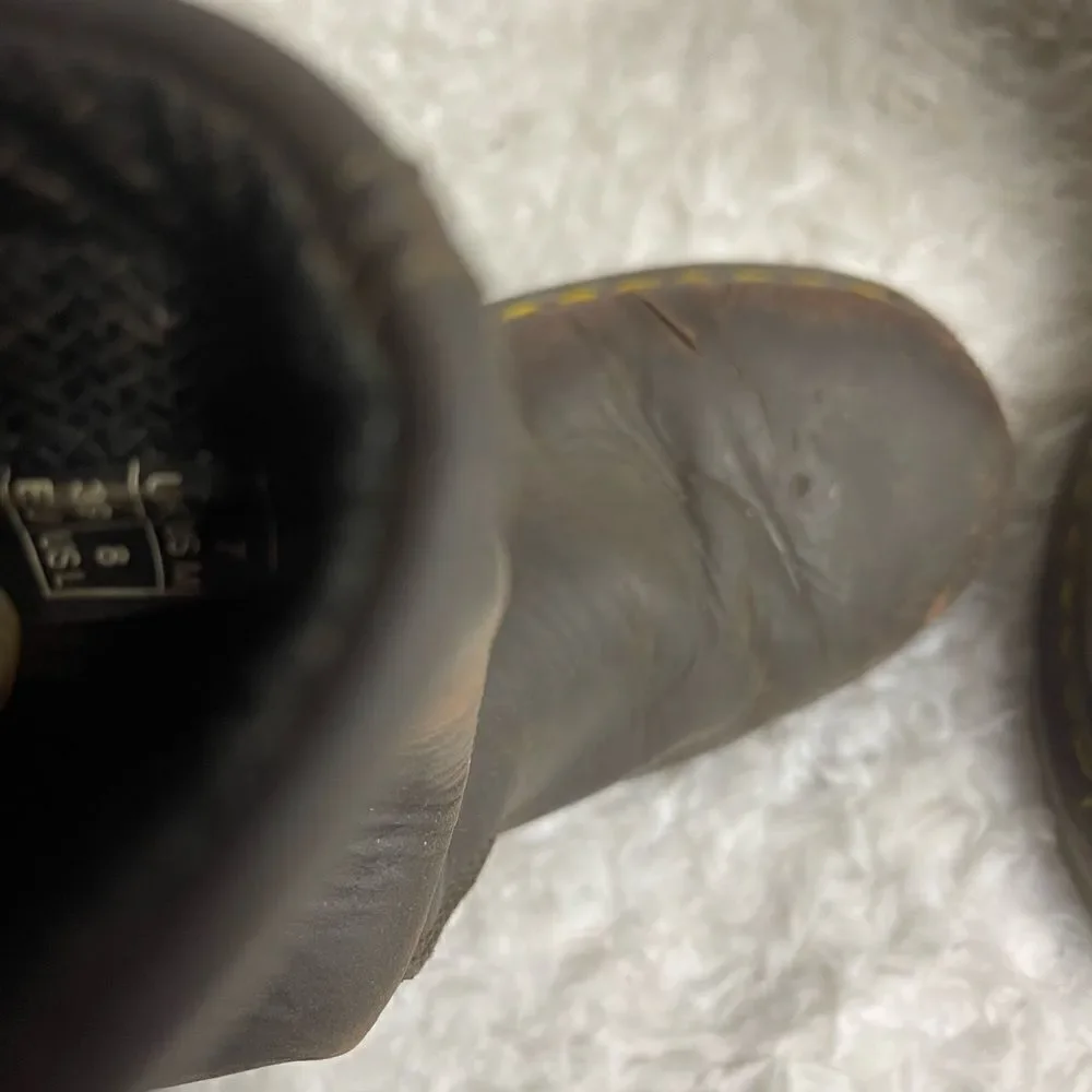 Unisex Dr. Doc Martens Industrial Steel Toe Safety Boots ASTM F2413-11 Sz M 7,L8